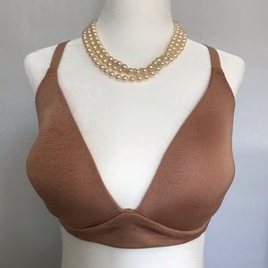 Racer back t-shirt bra